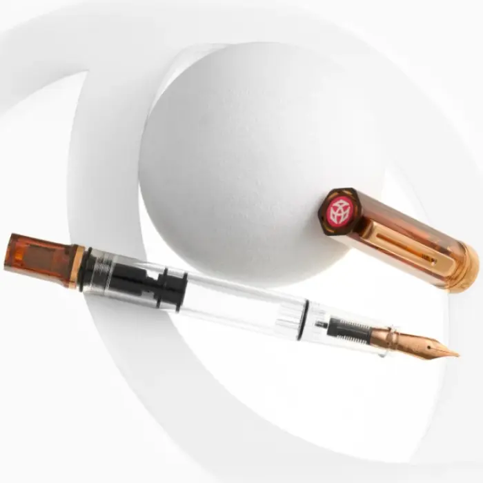 TWSBI – ECO Rootbeer with Bronze, Pennino M (Medium) – Edizione Limitata