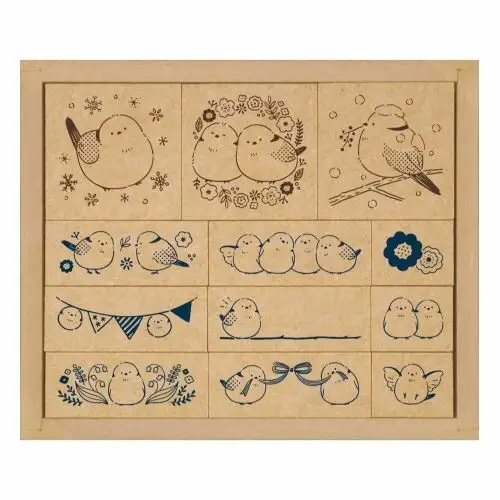 Beverly - Timbro [ Hanzi Rubber Stamp Hanjo Set 12 pieces Shimaenaga] SOH-009