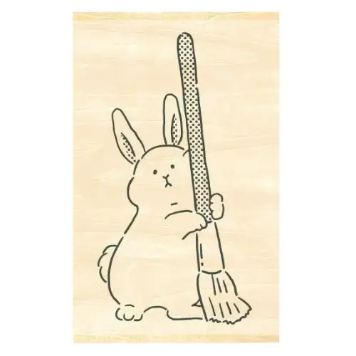 Beverly - Timbro Ink no Aibo Rabbit and brush