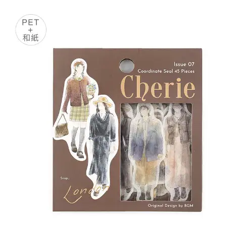 BGM - Cherie, Coordinate Seal, London, 45 Pieces [BS-CS031]