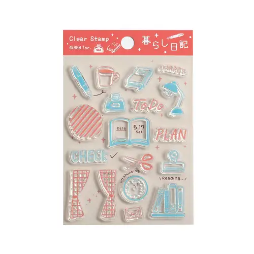 BGM – Clear Stamp Diary Living Diary