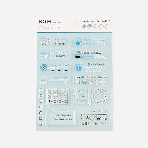 BGM – Clear Stamp Record Life