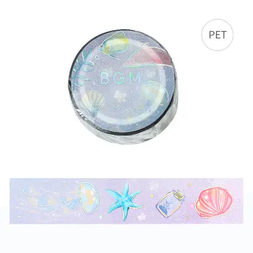 BGM - LIFE Washi Tape Clear [Clear Tape Ocean] (BM-CDG005)