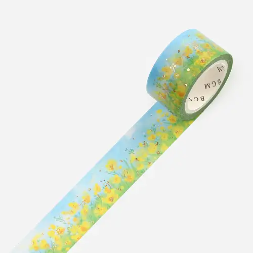 BGM – Nastro Washi LIFE Yellow Flower Field