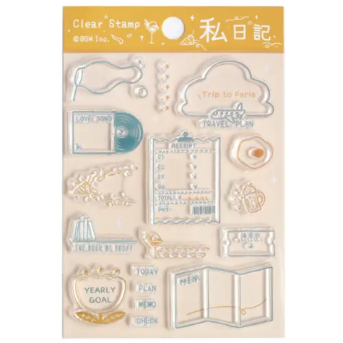 BGM - Stamp Clear Stamp [Clear Stamp Diary *My Diary] (BT-CS065)