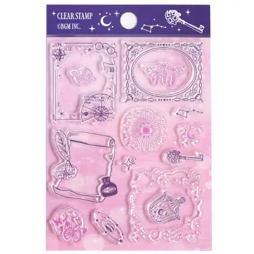 BGM - Stamp Clear Stamp [Clear Stamp Retro* Star Moon Poem] (BT-CS072)