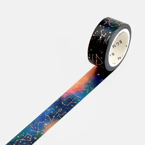 BGM - Washi Tape Constellation 15mm*5m*Stellar Constellation*Night Sky Masking Tape (BM-SPSZ005)