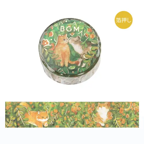 BGM - Washi Tape [Flowers and Cats* Find Me] (BM-SDG022)