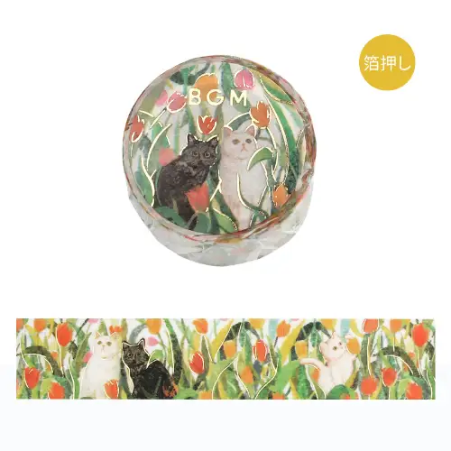 BGM - Washi Tape [Flowers and Cats* Let's Play Together] (BM-SDG023)