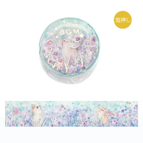 BGM - Washi Tape [Flowers and Cats *Small Friends] (BM-SDG019)