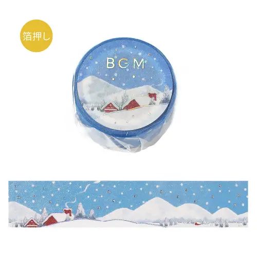 BGM - Washi Tape [MASKING TAPE Dreamscape *Snow Country] (BM-SDG069)