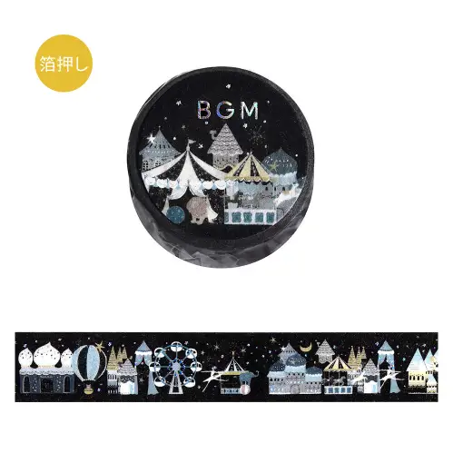 BGM – Washi Tape, Midnight Amusement Park BM-LGCA134