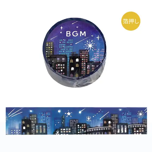 BGM – Washi Tape, Night of the Shooting Stars, City BM-SDG017