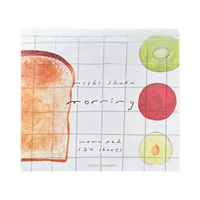 Cozyca Products – Block Memo, Nishi Shuku "Morning"