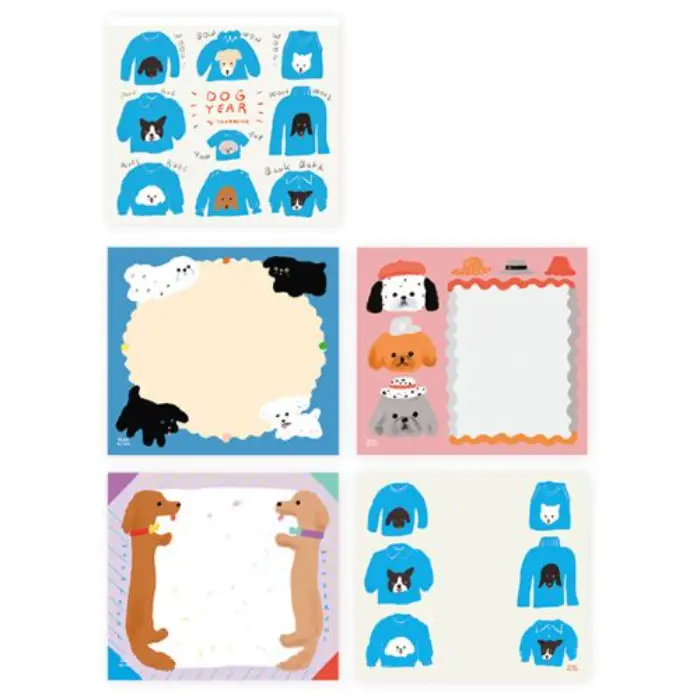 Cozyca Products – Memo Block, Dog Year