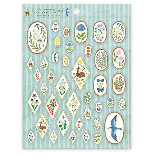 Cozyca Products - Sticker Hyogensha [Bird song x deer dream seal] 22-878