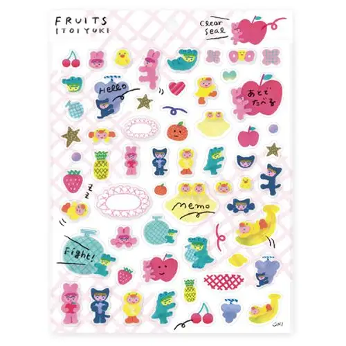Cozyca Products – Stickers, collezione FRUITS (Yuki Ito)
