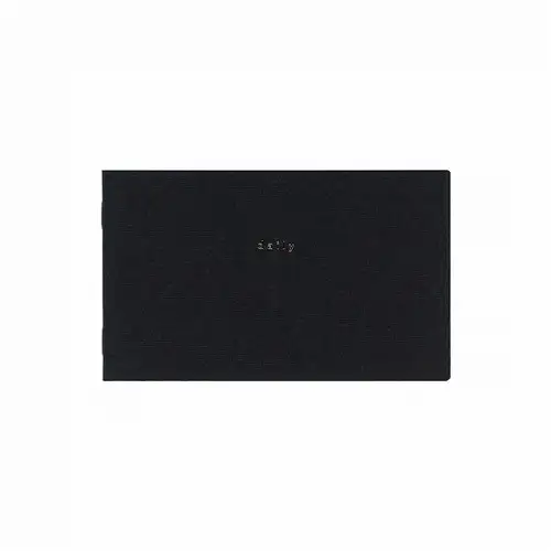 Daigo – Isshoni, Notebook desk, Daily, for PC 13", Black (Quaderno orizzontale giornaliero)