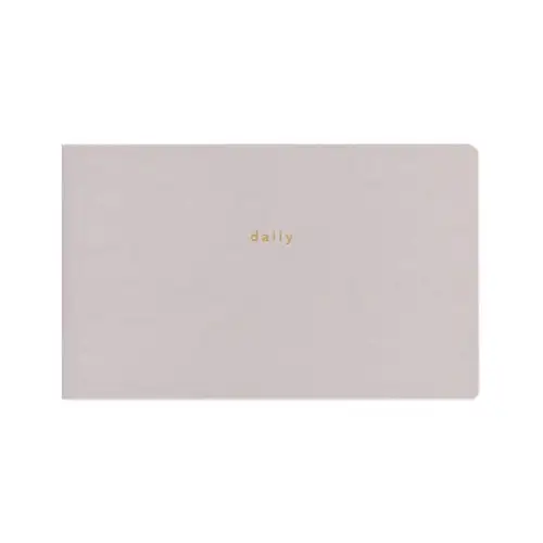 Daigo – Isshoni, Notebook desk, Thickness, Daily, for PC 13", Gray (Quaderno orizzontale giornaliero, spesso)