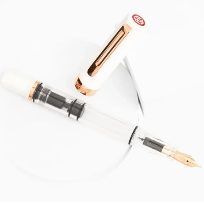 TWSBI – ECO White Rose Gold, Pennino EF (Extra Fine)