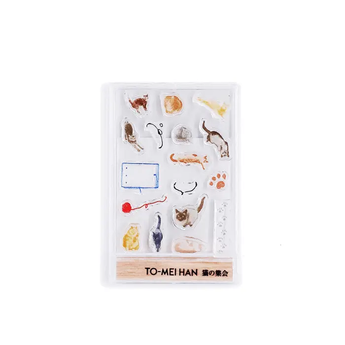 Tri-gram – TO-MEI HAN Clear Stamp Cat Gathering (SH-12)