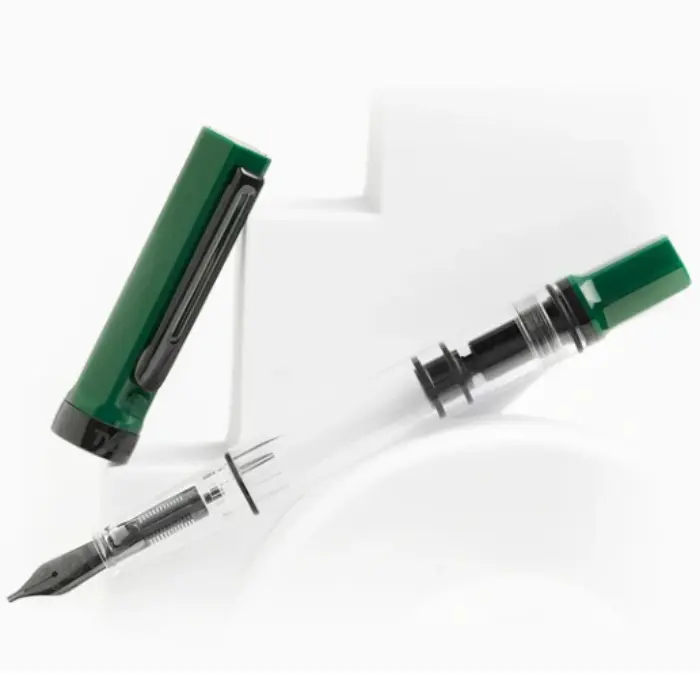 TWSBI – ECO Fountain Pen Irish Green with Onyx, Pennino F (Fine) – Limited Edition