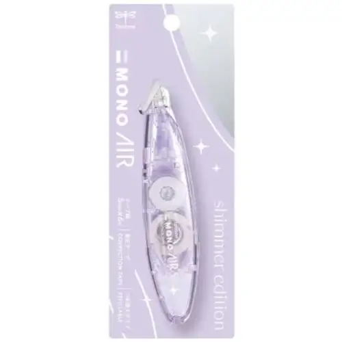Tombow – [Limited] MONO AIR Refillable Correction Tape Shimmer Edition, Lilac