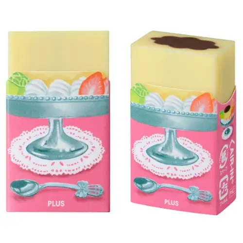 PLUS – Gomma AIR-IN Limited, Air-In Cafe Eraser Assortment (Pudding à la mode)