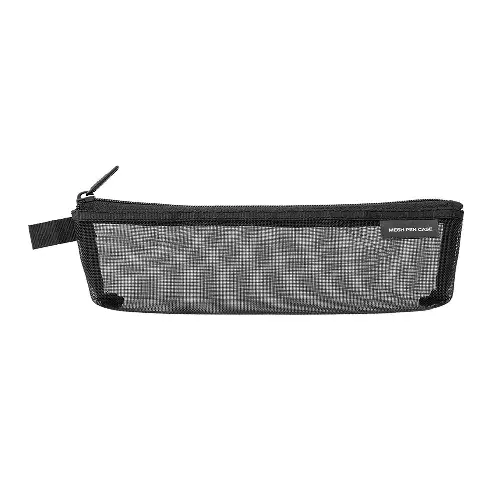 Midori – Mesh Pen Case Black A (Astuccio Porta Penne in Rete)