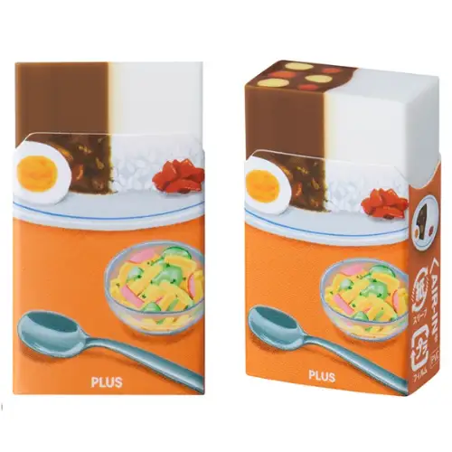 PLUS – Gomma AIR-IN Limited, Air-In Cafe Eraser Assortment (Curry Rice)