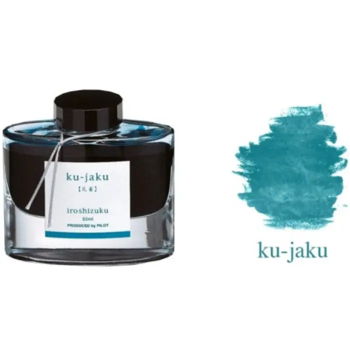 Pilot – Iroshizuku, Inchiostro per stilografica, Ku-Jaku (Pavone), flacone 50 ml