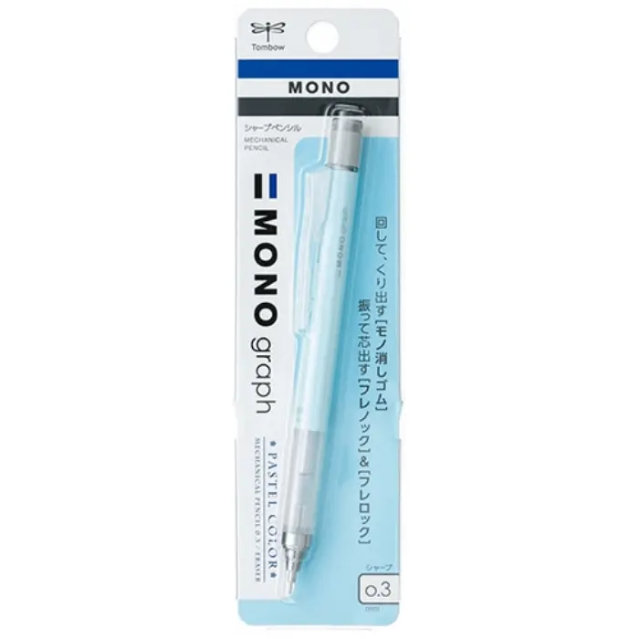 Tombow – Mono Graph Pastel Color 0.3mm, Ice Blue