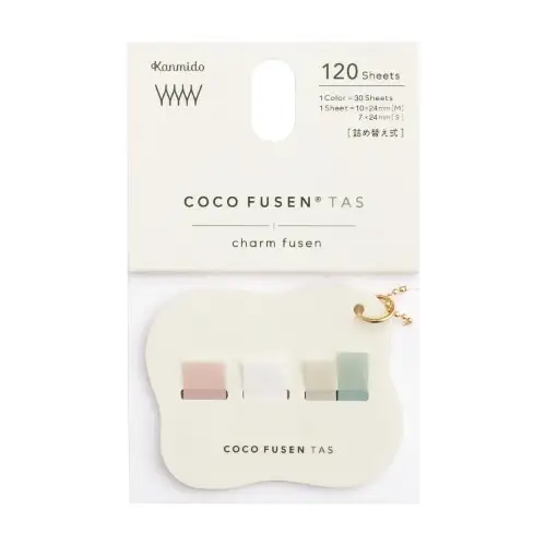 Kanmido – Coco Fusen Tas Charm Fusen Hana Beige