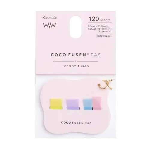 Kanmido – Coco Fusen Tas Charm Fusen Hana Pink
