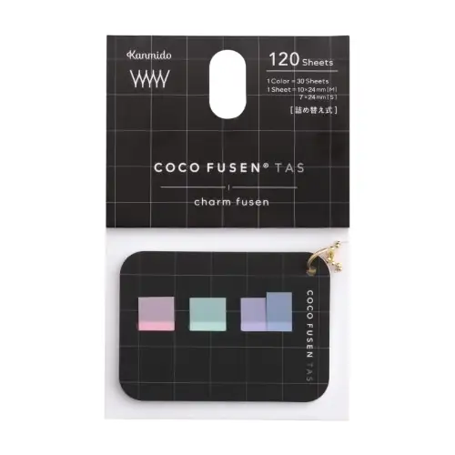 Kanmido – Coco Fusen Tas Charm Fusen Square Border Ruled CFT-A-202