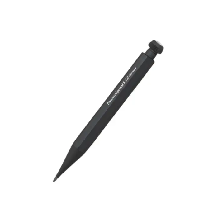 Kaweco – Special S (Short), Matita Meccanica, Mina 2.0 mm, Nero Opaco