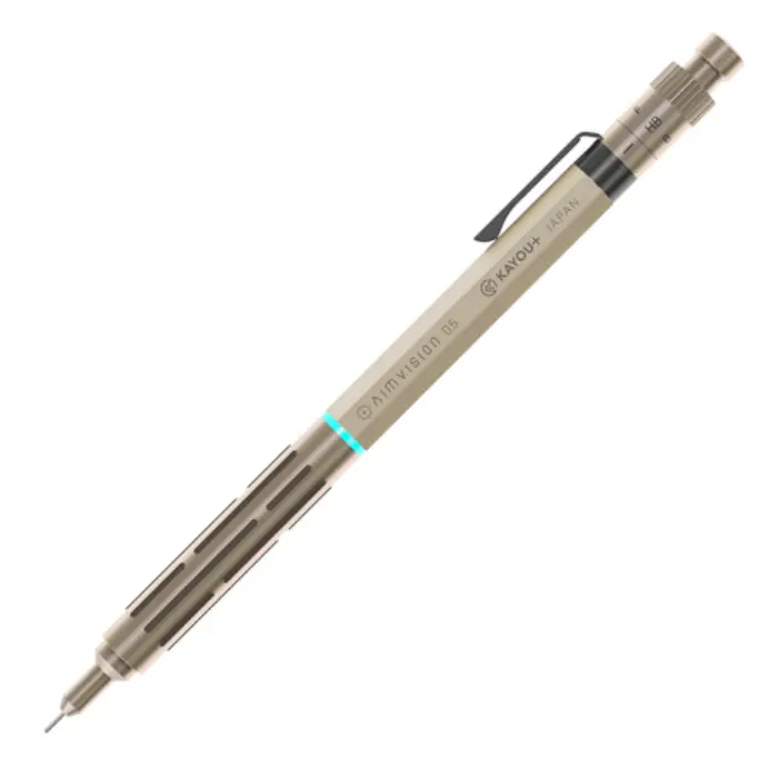 KAYOU+ – Aimvision Mechanical Pencil 0.5mm, Native Gold