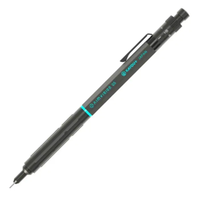 KAYOU+ – Aimvision Mechanical Pencil 0.5mm, Stone Black