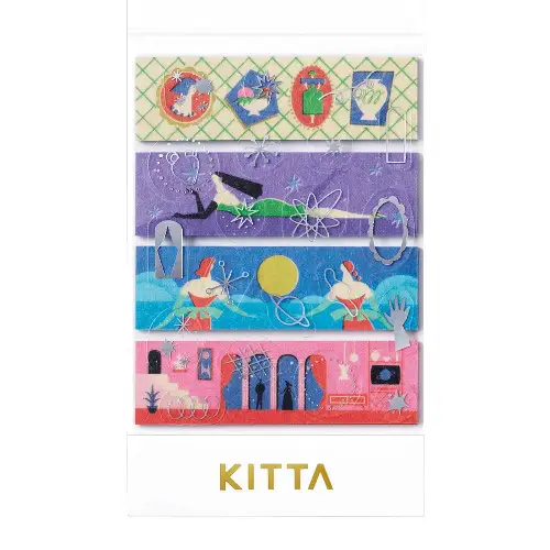 King Jim – KITTA Collage Washi Tape Planet