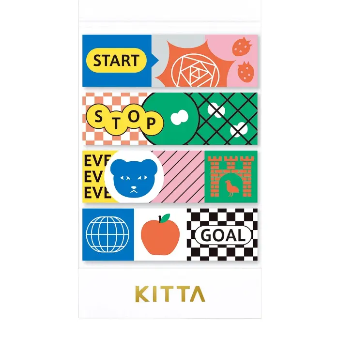 King Jim – KITTA Extended Jabara Washi Tape, Board Game