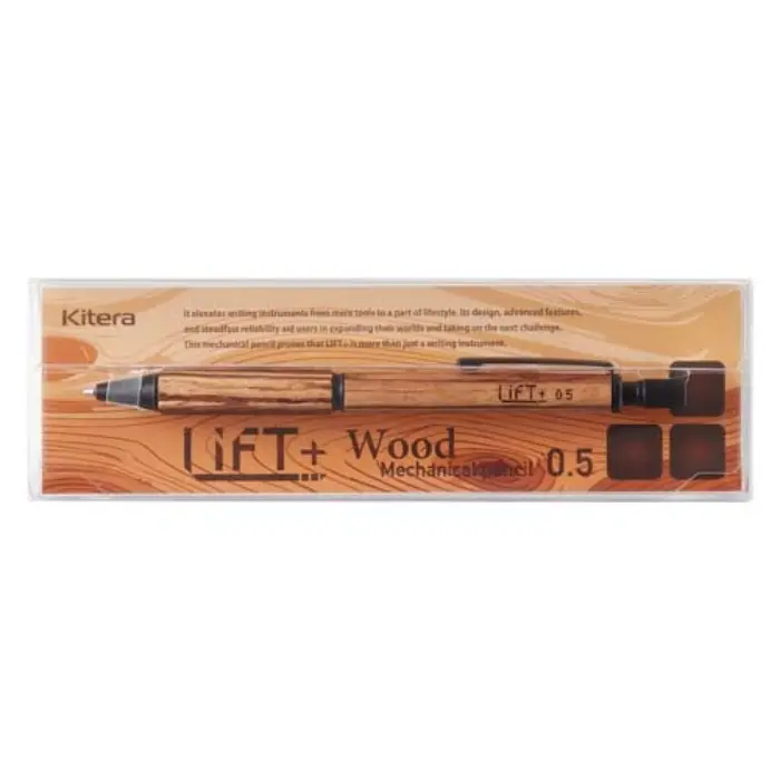 Kitera – LIFT+ Wood Mechanical Pencil 0.5mm Zebra Wood