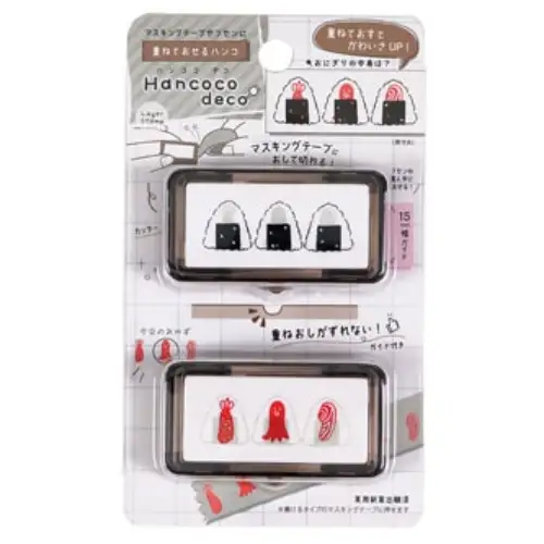 Kutsuwa – Timbro Hanko Koko Deco “Onigi-Onigiri no Kocho"