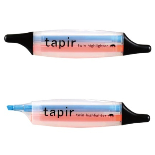 Kobaru - Sweet Tapir Fluo [evidenziatori profumati] (Azzurro/Arancio)