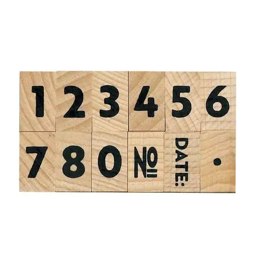 Kodomo no Kao – Number Stamp Gothic