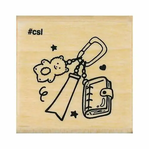 Kodomo No Kao – Stamp “I Love Stamp Carabiner Notebook” (1533-026)
