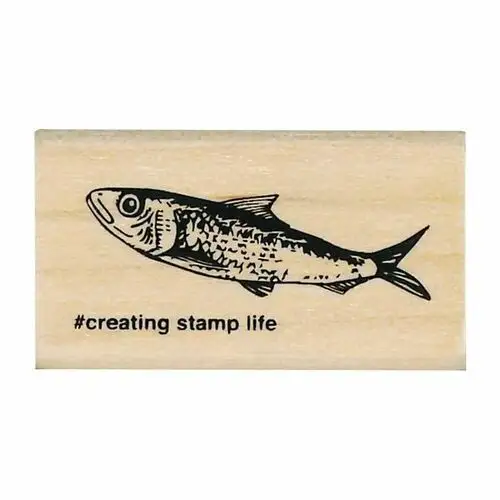 Kodomo No Kao – Stamp “I Love Stamp Sardine” (1533-029)