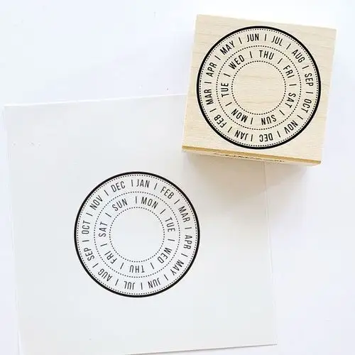 Kodomo no Kao – Timbro Notebook Stamp Club: Circular Calendar