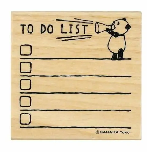 Kodomo No Koa - Timbro Panda/TO DO LIST 1675-003