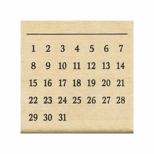 Kodomo No Koa - Timbro calendario, 0413-001