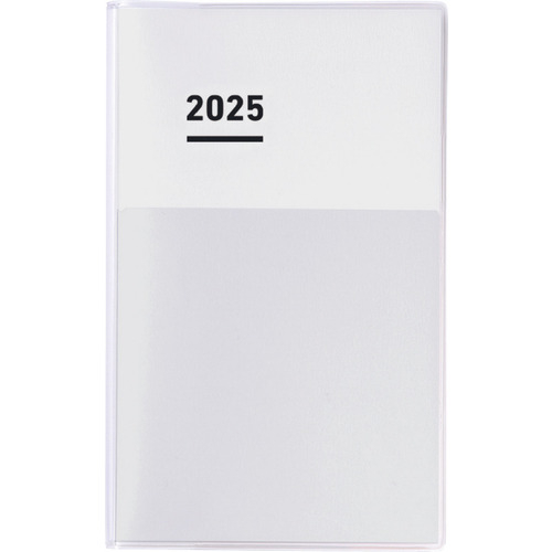 Kokuyo 2025 Jibun Techo Diary A5, Settimanale Verticale. White